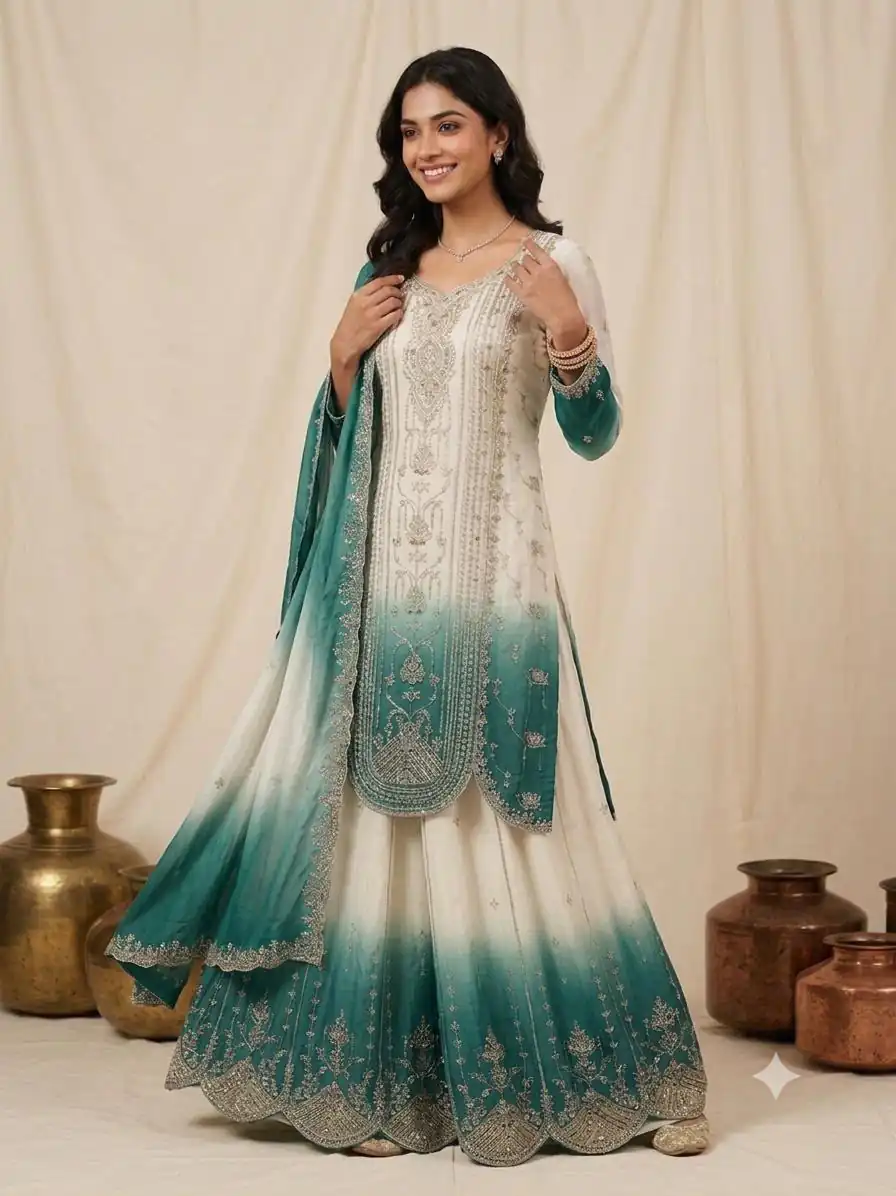 LG 2128 Firozi in Star Georgette Embroidery Work Salwar Suit . Introductory Price ₹2399. Delivery 4-6 Working Days. Shop now. | Jump Suits, Salwar suit, Casual Suits, Creative suits, Designer Suits, Palazzo Suits, Party Wear Suits, Patiala Suits, Straight Suits