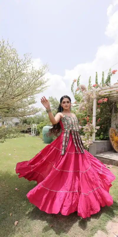 KA 5075 Pink Kora Cotton Lehenga Choli erfect for Wedding, Party, Haldi, Traditional Day, Makar Sankranti – . Special Price ₹2899. Delivery 4-6 Working | Lehenga, Bollywood Lehenga, Creative Lehenga, Designer Lehenga, Embroidered Lehenga, Party Wear Lehenga
