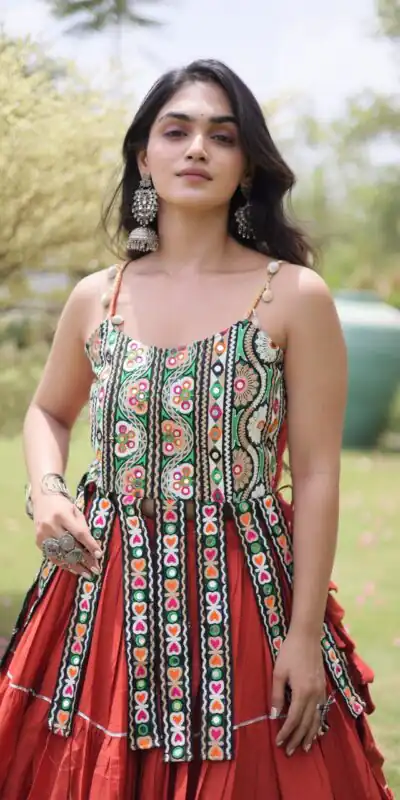 KA 5075 Rust Kora Cotton Lehenga Choli erfect for Wedding, Party, Haldi, Traditional Day, Makar Sankranti – . Special Price ₹2899. Delivery 4-6 Working | Lehenga, Bollywood Lehenga, Creative Lehenga, Designer Lehenga, Embroidered Lehenga, Party Wear Lehenga