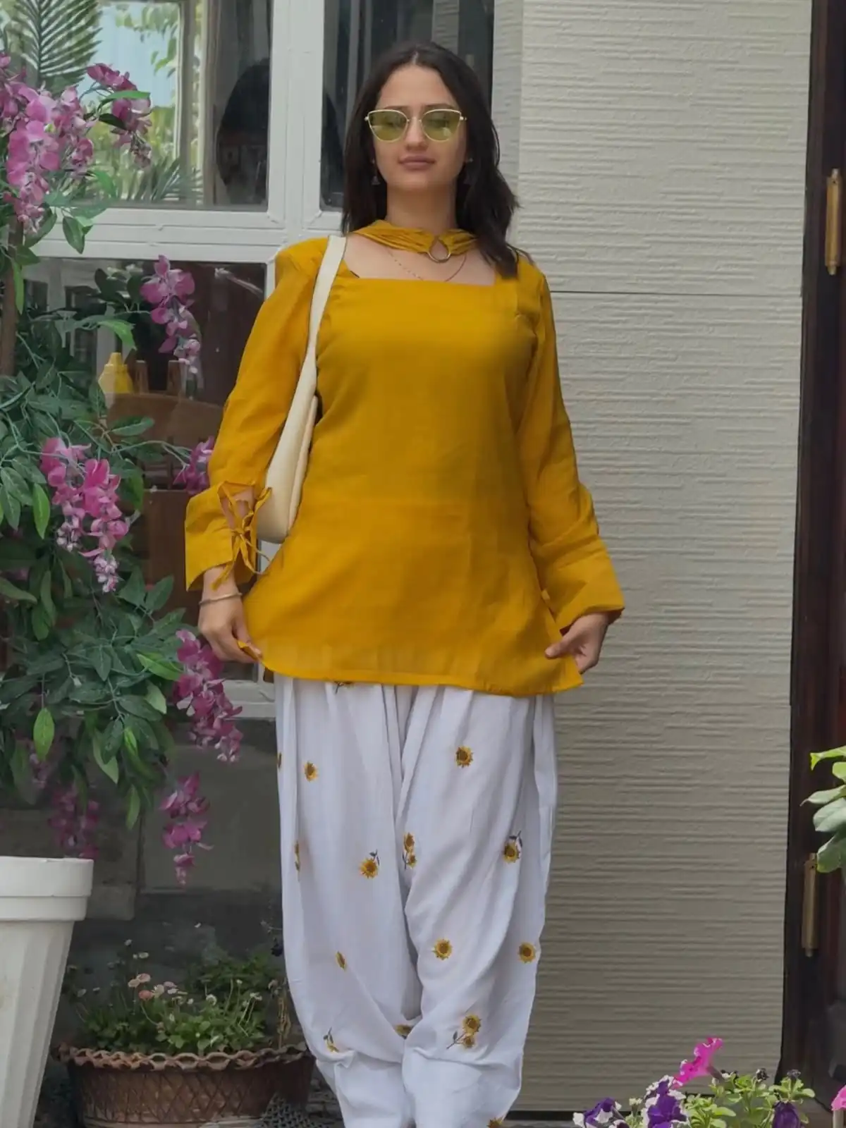 NF 1295 Mustered Roman Cotton Salwar Suit with Embroidery Work. Introductory Price ₹2049. Delivery 4-6 Working Days. Shop now. | Jump Suits, Salwar suit, Casual Suits, Creative suits, Designer Suits, Palazzo Suits, Party Wear Suits, Patiala Suits, Straight Suits