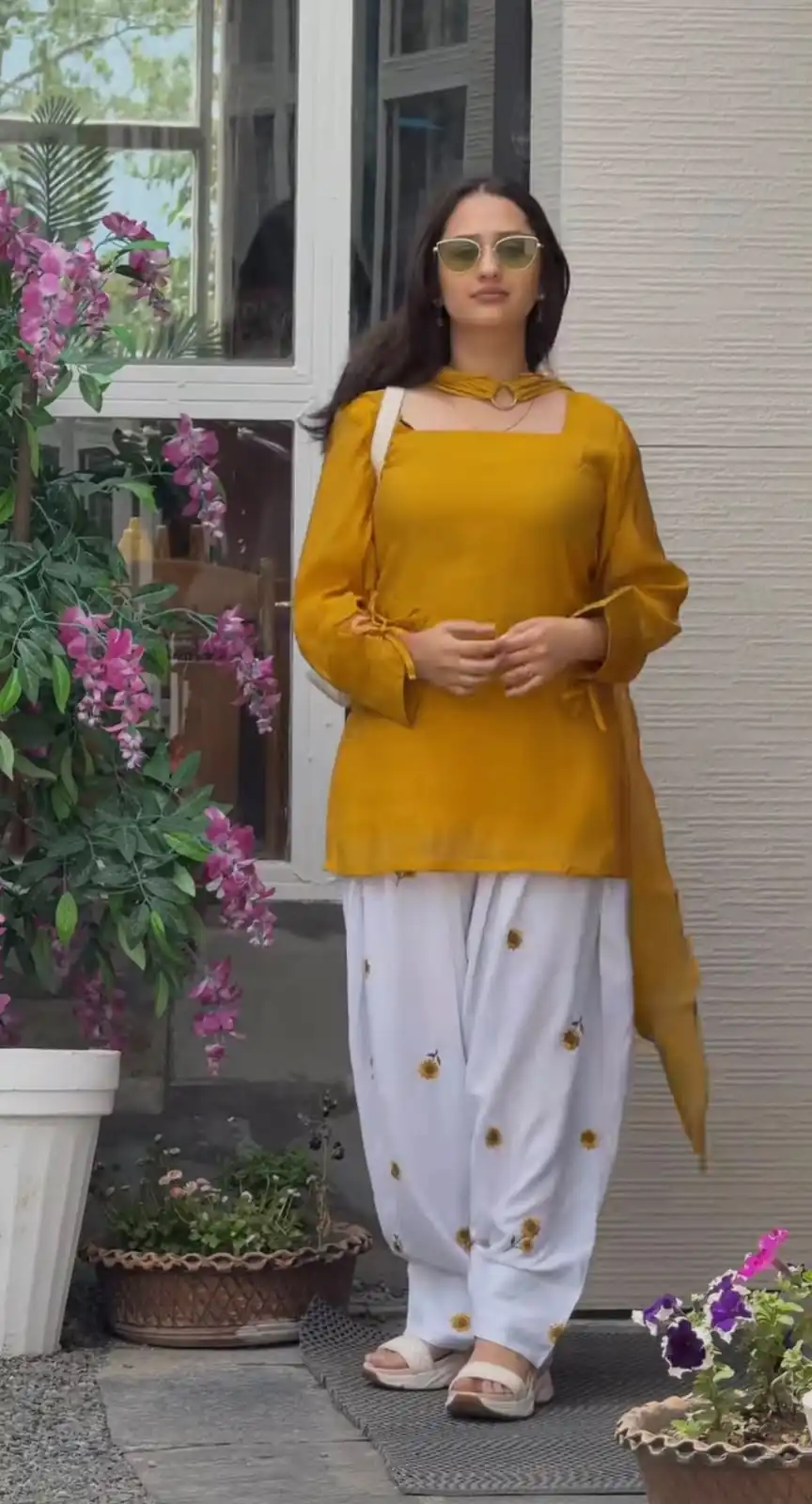 NF 1295 Mustered Roman Cotton Salwar Suit with Embroidery Work. Introductory Price ₹2049. Delivery 4-6 Working Days. Shop now. | Jump Suits, Salwar suit, Casual Suits, Creative suits, Designer Suits, Palazzo Suits, Party Wear Suits, Patiala Suits, Straight Suits