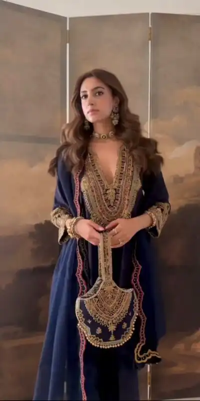 SR 1722 Navy Blue Roman Silk Salwar Suit with Sequins Work & Embroidery Work. Available at ₹2349 only. Delivery 4-6 Working Days. Shop now. | Jump Suits, Salwar suit, Casual Suits, Creative suits, Designer Suits, Palazzo Suits, Party Wear Suits, Patiala Suits, Straight Suits