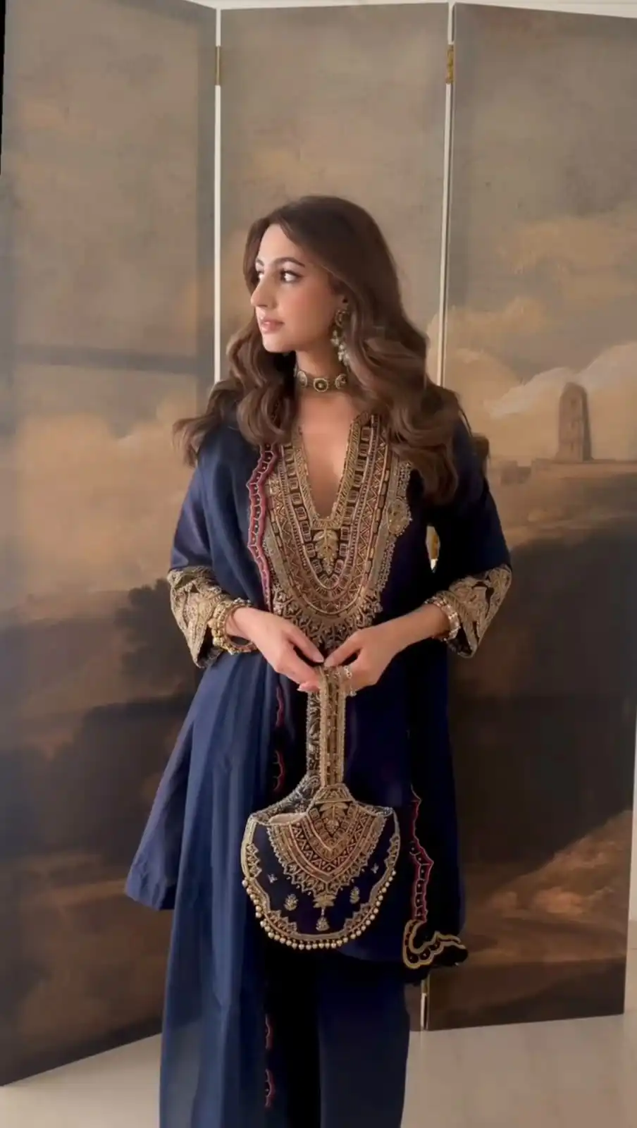 SR 1722 Navy Blue Roman Silk Salwar Suit with Sequins Work & Embroidery Work. Available at ₹2349 only. Delivery 4-6 Working Days. Shop now. | Jump Suits, Salwar suit, Casual Suits, Creative suits, Designer Suits, Palazzo Suits, Party Wear Suits, Patiala Suits, Straight Suits