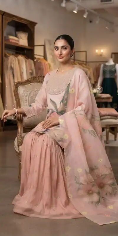 LG 2130 Peach Soft Organza Salwar Suit with Embroidery Work & Cut Work. Available at ₹2399 only. Delivery 4-6 Working Days. Shop now. | Jump Suits, Salwar suit, Casual Suits, Creative suits, Designer Suits, Palazzo Suits, Party Wear Suits, Patiala Suits, Straight Suits