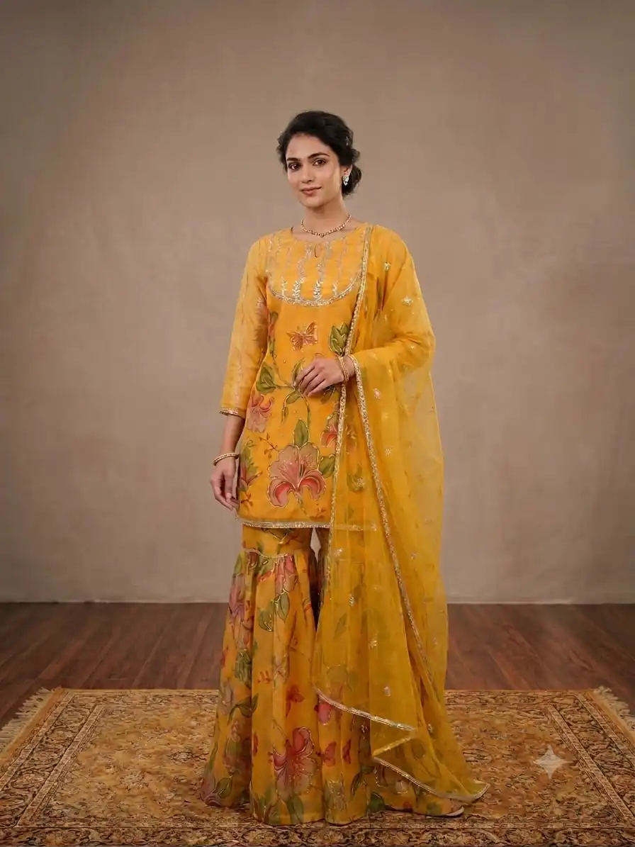 LG 2129 Yellow Soft Organza Salwar Suit with Embroidery Work & Cut Work. Available at ₹2499 only. Delivery 4-6 Working Days. Shop now. | Jump Suits, Salwar suit, Casual Suits, Creative suits, Designer Suits, Palazzo Suits, Party Wear Suits, Patiala Suits, Straight Suits