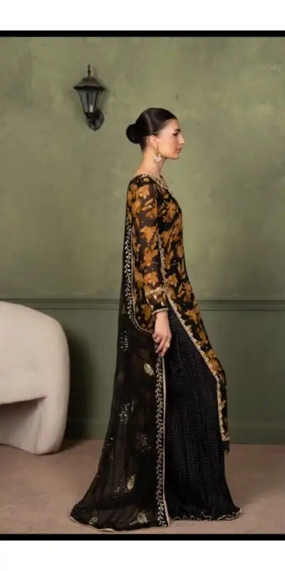 SRK 5366 Black l Faux Georgette Salwar Suit with Mirror Work & Embroidery Work. Get it for ₹2349. Delivery 4-6 Working Days. Shop now. | Jump Suits, Salwar suit, Casual Suits, Creative suits, Designer Suits, Palazzo Suits, Party Wear Suits, Patiala Suits, Straight Suits