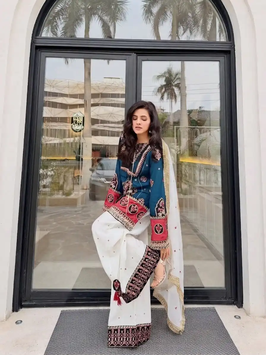 SKF 1731 Blue Color Natural Crep Salwar Suit with Embroidery Work. Wedding, Party, Festive, Best Price ₹2149. Delivery 4-6 Working Days. Shop now. | Jump Suits, Salwar suit, Casual Suits, Creative suits, Designer Suits, Palazzo Suits, Party Wear Suits, Patiala Suits, Straight Suits