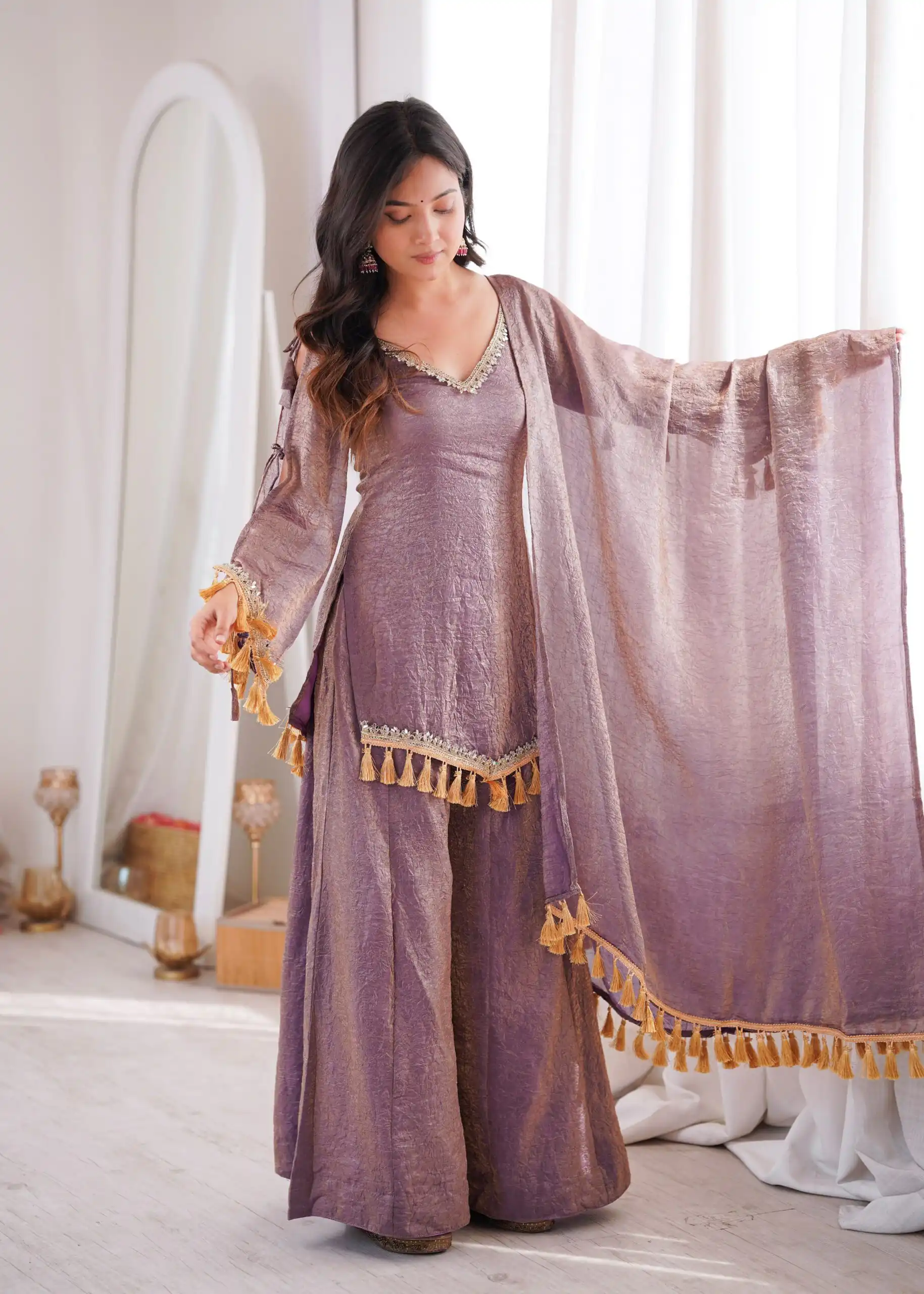 SRK 5357 Lavender Doremon Crush Salwar Suit Perfect for Wedding, Party, Traditional Day, Baisakhi, Karwa Chauth – . Exclusive Offer ₹2099. Delive | Jump Suits, Salwar suit, Casual Suits, Creative suits, Designer Suits, Palazzo Suits, Party Wear Suits, Patiala Suits, Straight Suits