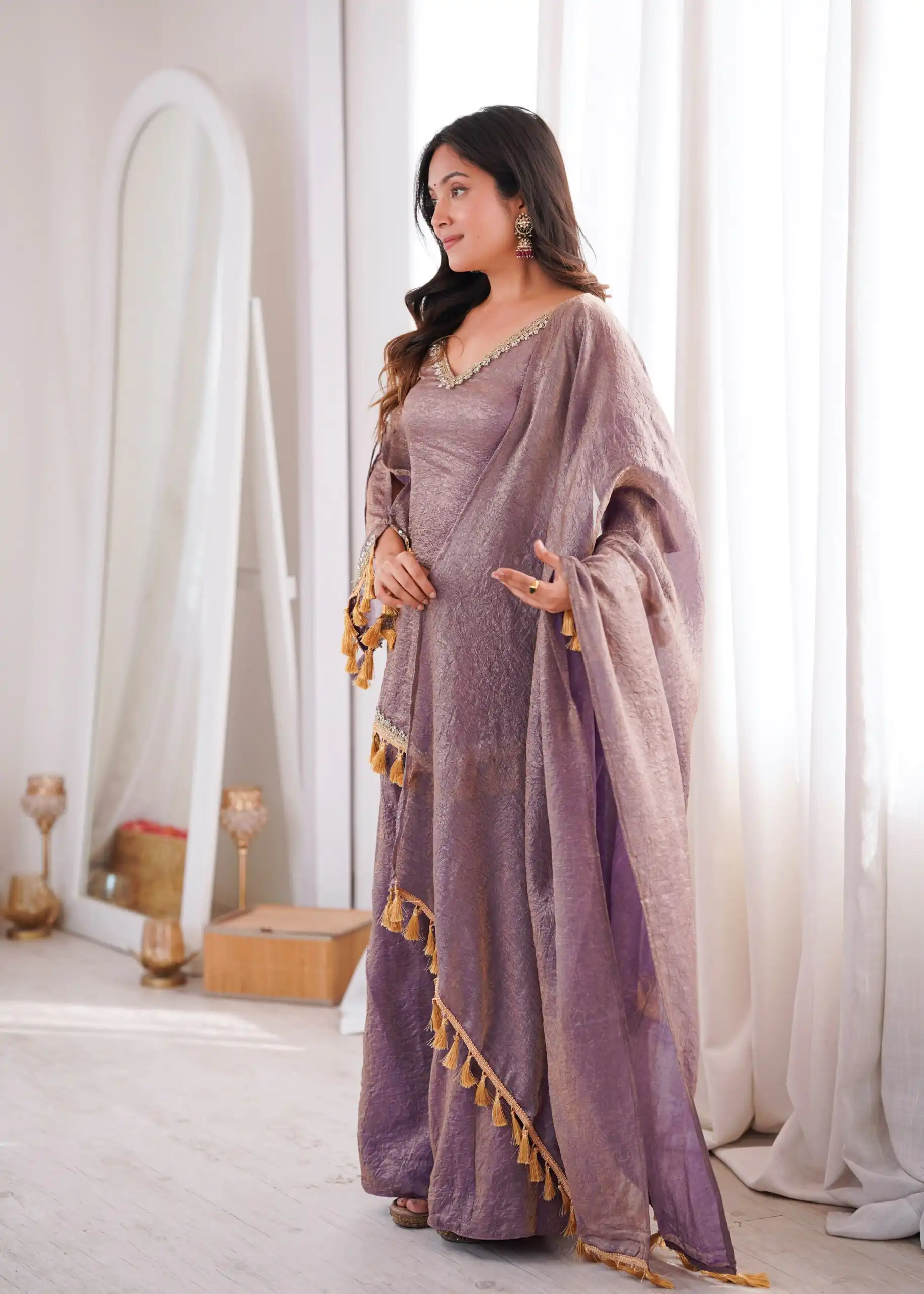 SRK 5357 Lavender Doremon Crush Salwar Suit Perfect for Wedding, Party, Traditional Day, Baisakhi, Karwa Chauth – . Exclusive Offer ₹2099. Delive | Jump Suits, Salwar suit, Casual Suits, Creative suits, Designer Suits, Palazzo Suits, Party Wear Suits, Patiala Suits, Straight Suits