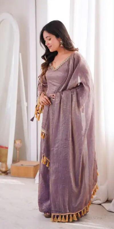 SRK 5357 Lavender Doremon Crush Salwar Suit Perfect for Wedding, Party, Traditional Day, Baisakhi, Karwa Chauth – . Exclusive Offer ₹2099. Delive | Jump Suits, Salwar suit, Casual Suits, Creative suits, Designer Suits, Palazzo Suits, Party Wear Suits, Patiala Suits, Straight Suits