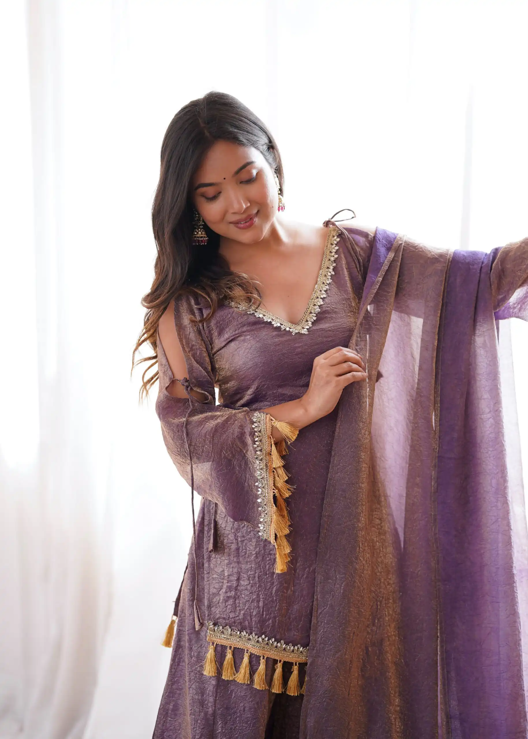 SRK 5357 Lavender Doremon Crush Salwar Suit Perfect for Wedding, Party, Traditional Day, Baisakhi, Karwa Chauth – . Exclusive Offer ₹2099. Delive | Jump Suits, Salwar suit, Casual Suits, Creative suits, Designer Suits, Palazzo Suits, Party Wear Suits, Patiala Suits, Straight Suits