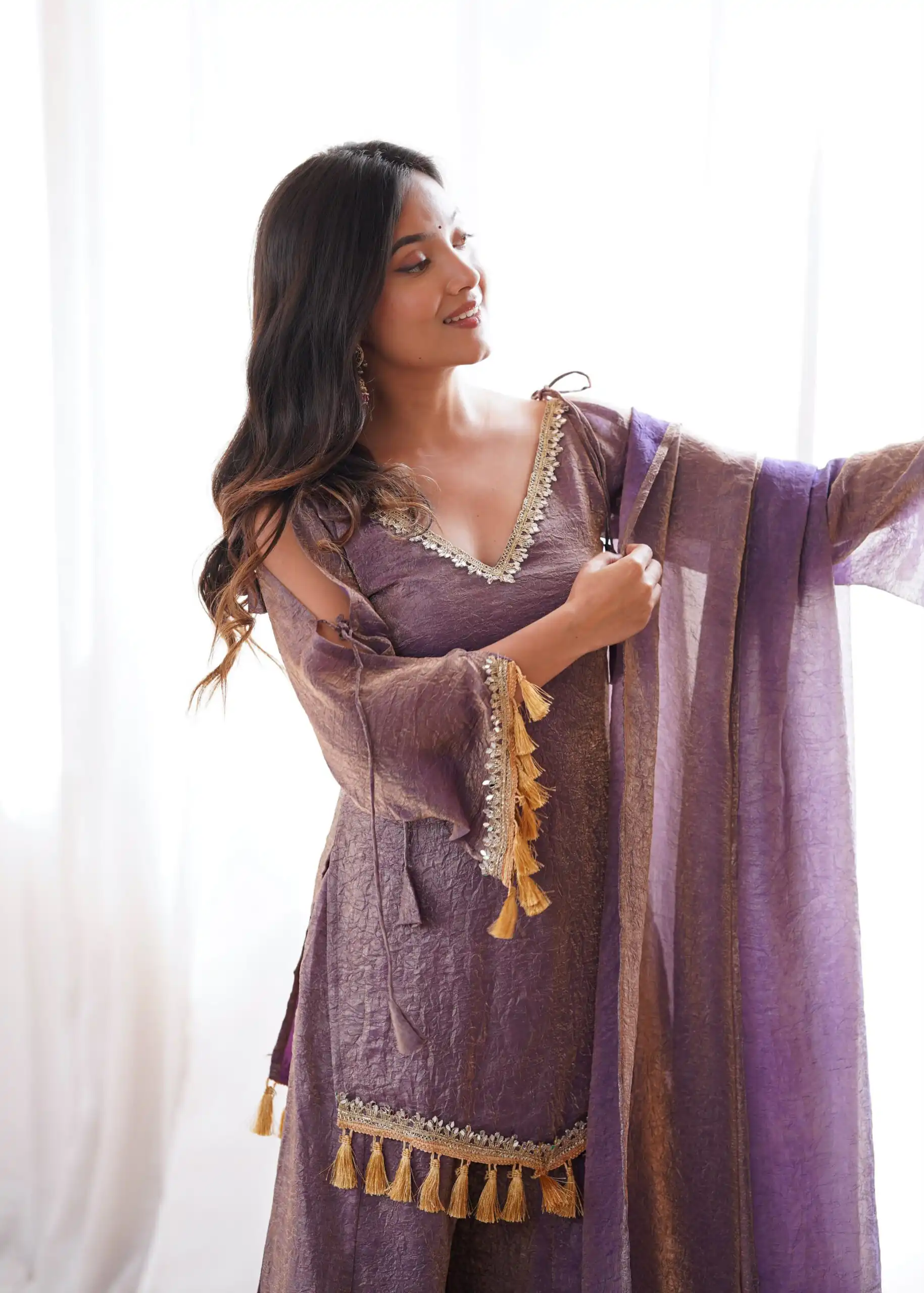 SRK 5357 Lavender Doremon Crush Salwar Suit Perfect for Wedding, Party, Traditional Day, Baisakhi, Karwa Chauth – . Exclusive Offer ₹2099. Delive | Jump Suits, Salwar suit, Casual Suits, Creative suits, Designer Suits, Palazzo Suits, Party Wear Suits, Patiala Suits, Straight Suits