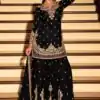 ZB 5067 Black Chinon Silk Salwar Suit Perfect for Wedding, Party, Ganesh Chaturthi, Baby Shower, Makar Sankranti – . Affordable Price ₹2399. /- | Jump Suits, Salwar suit, Casual Suits, Creative suits, Designer Suits, Palazzo Suits, Party Wear Suits, Patiala Suits, Straight Suits