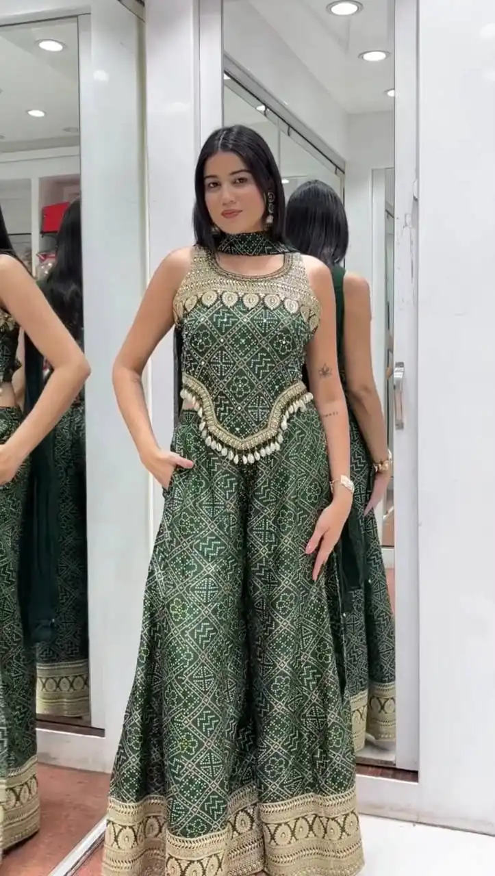 ST 228 Green Colour Digital Print Salwar Suit in Black Faux Georgette. Now at just ₹2099. Delivery 4-6 Working Days. Shop now. | Jump Suits, Salwar suit, Casual Suits, Creative suits, Designer Suits, Palazzo Suits, Party Wear Suits, Patiala Suits, Straight Suits