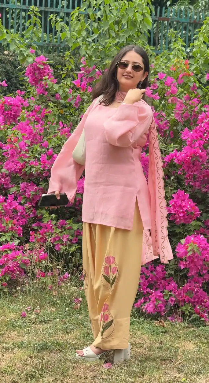NF 1296 Pink Color Mal Cotton Embroidery Work Salwar Suit . Wedding, Party, Festive, Events, Get it for ₹2249. Delivery 4-6 Working Days. Shop now. | Jump Suits, Salwar suit, Casual Suits, Creative suits, Designer Suits, Palazzo Suits, Party Wear Suits, Patiala Suits, Straight Suits
