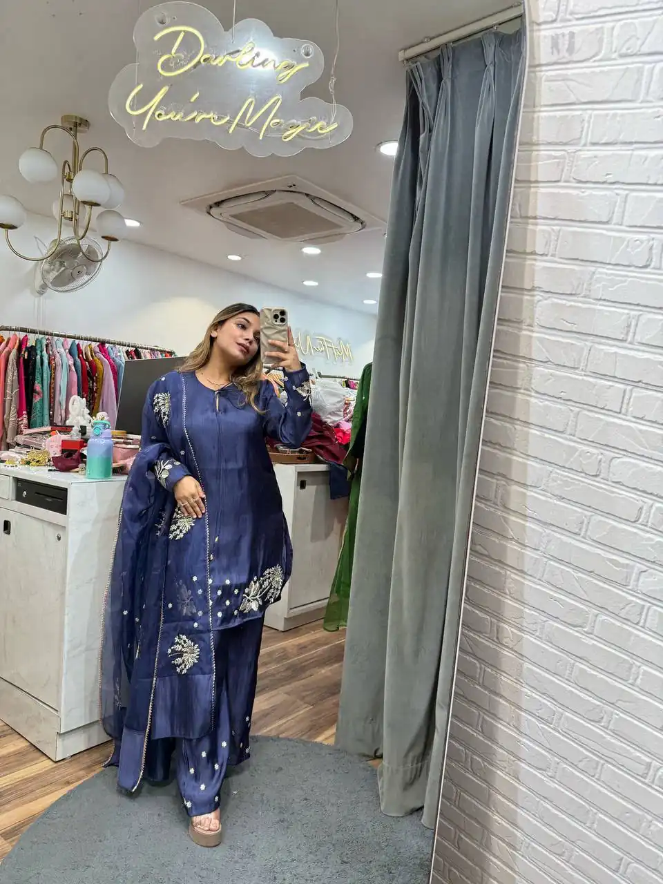 AD 202 Blue in Color Natural Crepe Embroidery Work Salwar Suit . Affordable Price ₹2049. Delivery 4-6 Working Days. Shop now. | Jump Suits, Salwar suit, Casual Suits, Creative suits, Designer Suits, Palazzo Suits, Party Wear Suits, Patiala Suits, Straight Suits