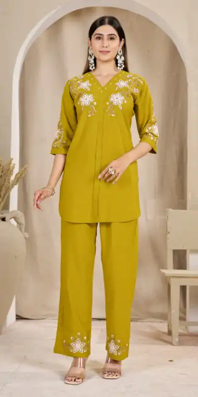 DIVA 169 Mustered Colour Rayon Cotton Kurti with Embroidery Work. Introductory Price ₹1999. Delivery 4-6 Working Days. Shop now. | Kurti, Bollywood Kurti, Creative Kurtis, Designer Kurti, Party Wear Kurti, Selfie Kurti