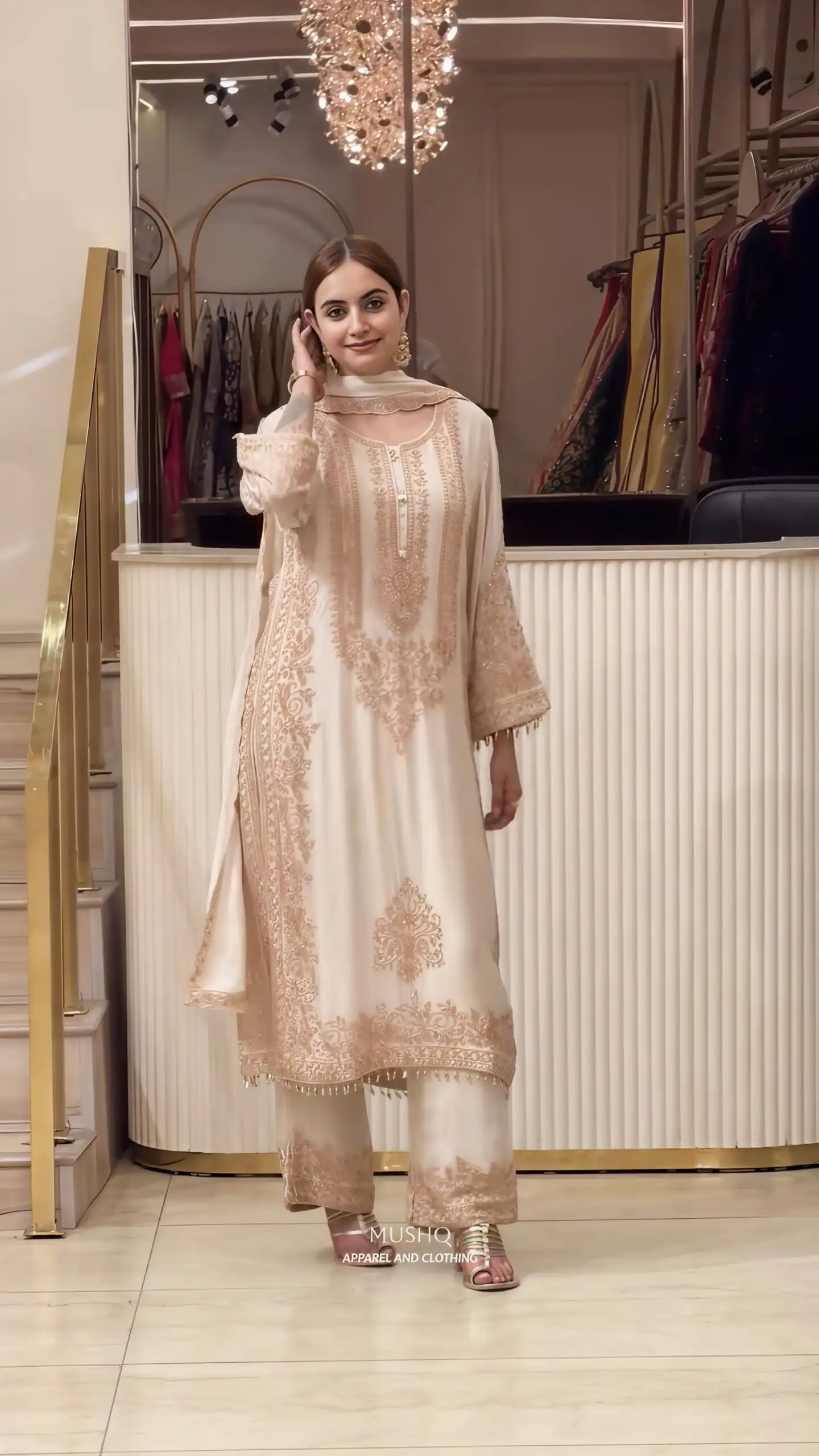 SR 1716 Off White Colour Faux Georgette Salwar Suit with Lace Work. Introductory Price ₹2449. Delivery 4-6 Working Days. Shop now. | Jump Suits, Salwar suit, Casual Suits, Creative suits, Designer Suits, Palazzo Suits, Party Wear Suits, Patiala Suits, Straight Suits