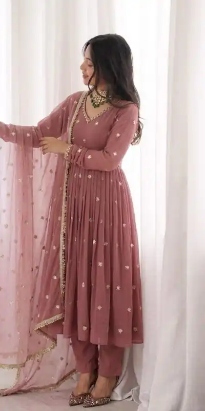 SRK 5313 Onion in Faux Georgette Embroidery Work Salwar Suit . Available at ₹2299 only. Delivery 4-6 Working Days. Shop now. | Jump Suits, Salwar suit, Casual Suits, Creative suits, Designer Suits, Palazzo Suits, Party Wear Suits, Patiala Suits, Straight Suits