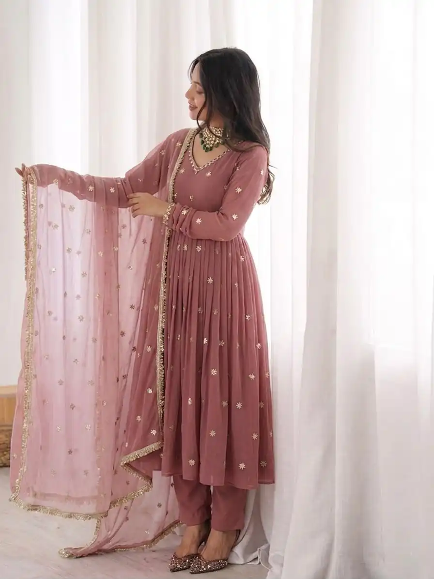 SRK 5313 Onion in Faux Georgette Embroidery Work Salwar Suit . Available at ₹2299 only. Delivery 4-6 Working Days. Shop now. | Jump Suits, Salwar suit, Casual Suits, Creative suits, Designer Suits, Palazzo Suits, Party Wear Suits, Patiala Suits, Straight Suits