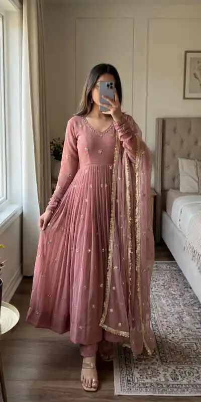 SRK 5313 Onion in Faux Georgette Embroidery Work Salwar Suit . Available at ₹2299 only. Delivery 4-6 Working Days. Shop now. | Jump Suits, Salwar suit, Casual Suits, Creative suits, Designer Suits, Palazzo Suits, Party Wear Suits, Patiala Suits, Straight Suits