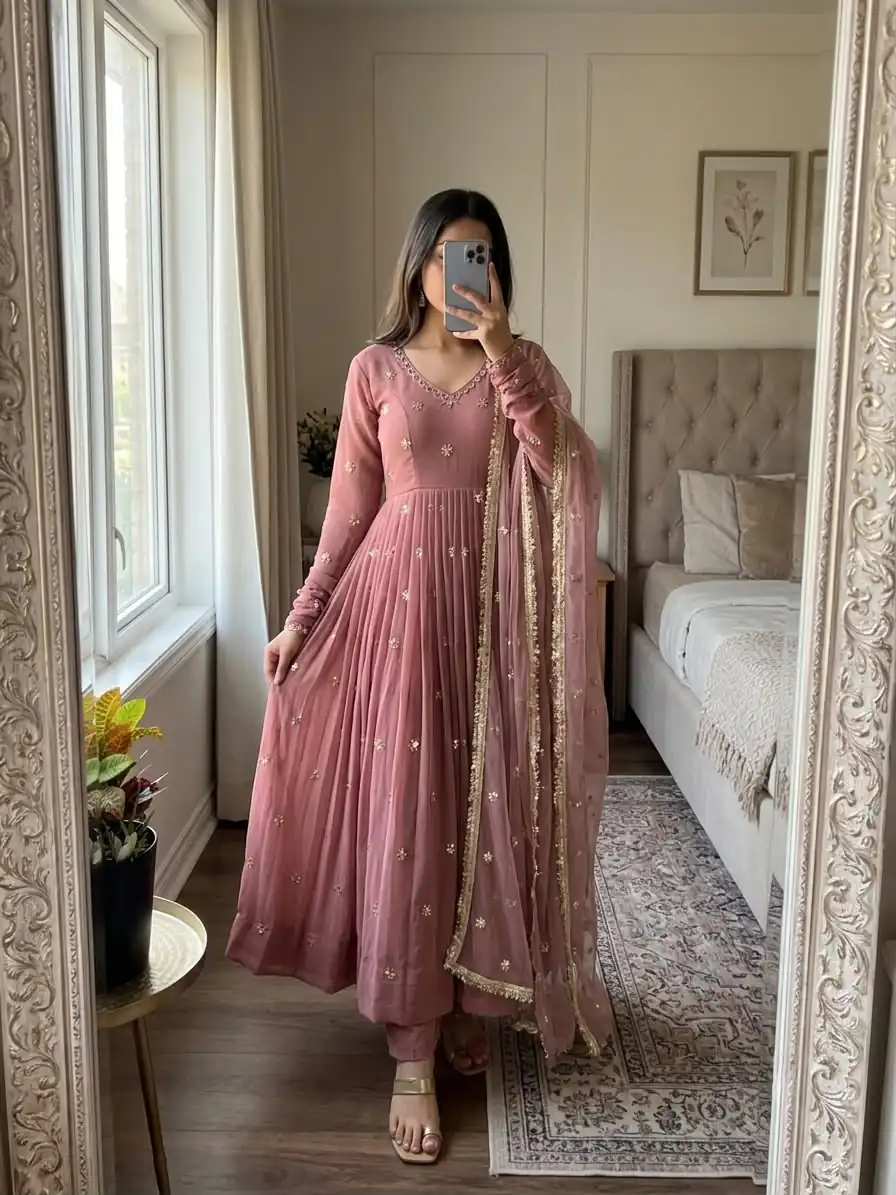 SRK 5313 Onion in Faux Georgette Embroidery Work Salwar Suit . Available at ₹2299 only. Delivery 4-6 Working Days. Shop now. | Jump Suits, Salwar suit, Casual Suits, Creative suits, Designer Suits, Palazzo Suits, Party Wear Suits, Patiala Suits, Straight Suits