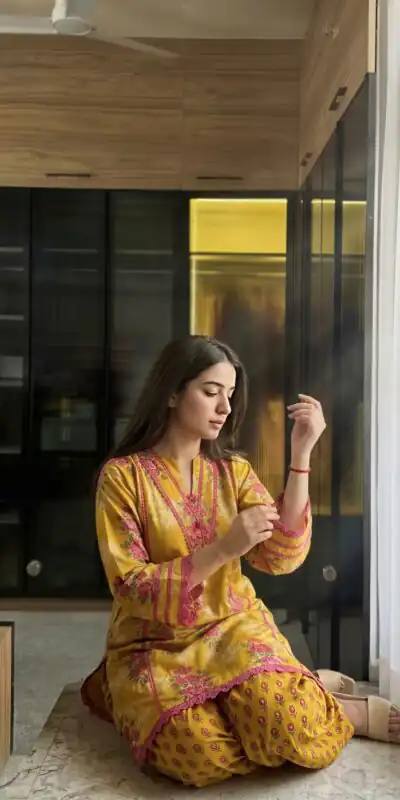 NSR 909 Yellow Color Natural Crep Salwar Suit with Digital Print. Get it for ₹1999. Delivery 4-6 Working Days. Online Shop now. | Jump Suits, Salwar suit, Casual Suits, Creative suits, Designer Suits, Palazzo Suits, Party Wear Suits, Patiala Suits, Straight Suits
