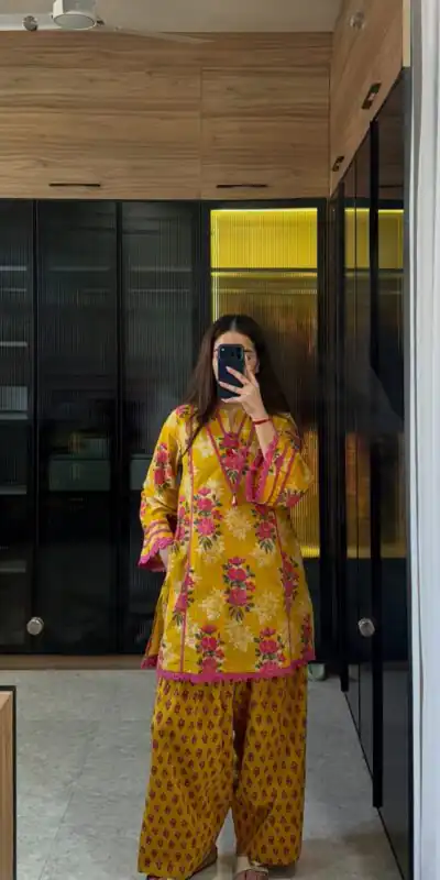 NSR 909 Yellow Color Natural Crep Salwar Suit with Digital Print. Get it for ₹1999. Delivery 4-6 Working Days. Online Shop now. | Jump Suits, Salwar suit, Casual Suits, Creative suits, Designer Suits, Palazzo Suits, Party Wear Suits, Patiala Suits, Straight Suits