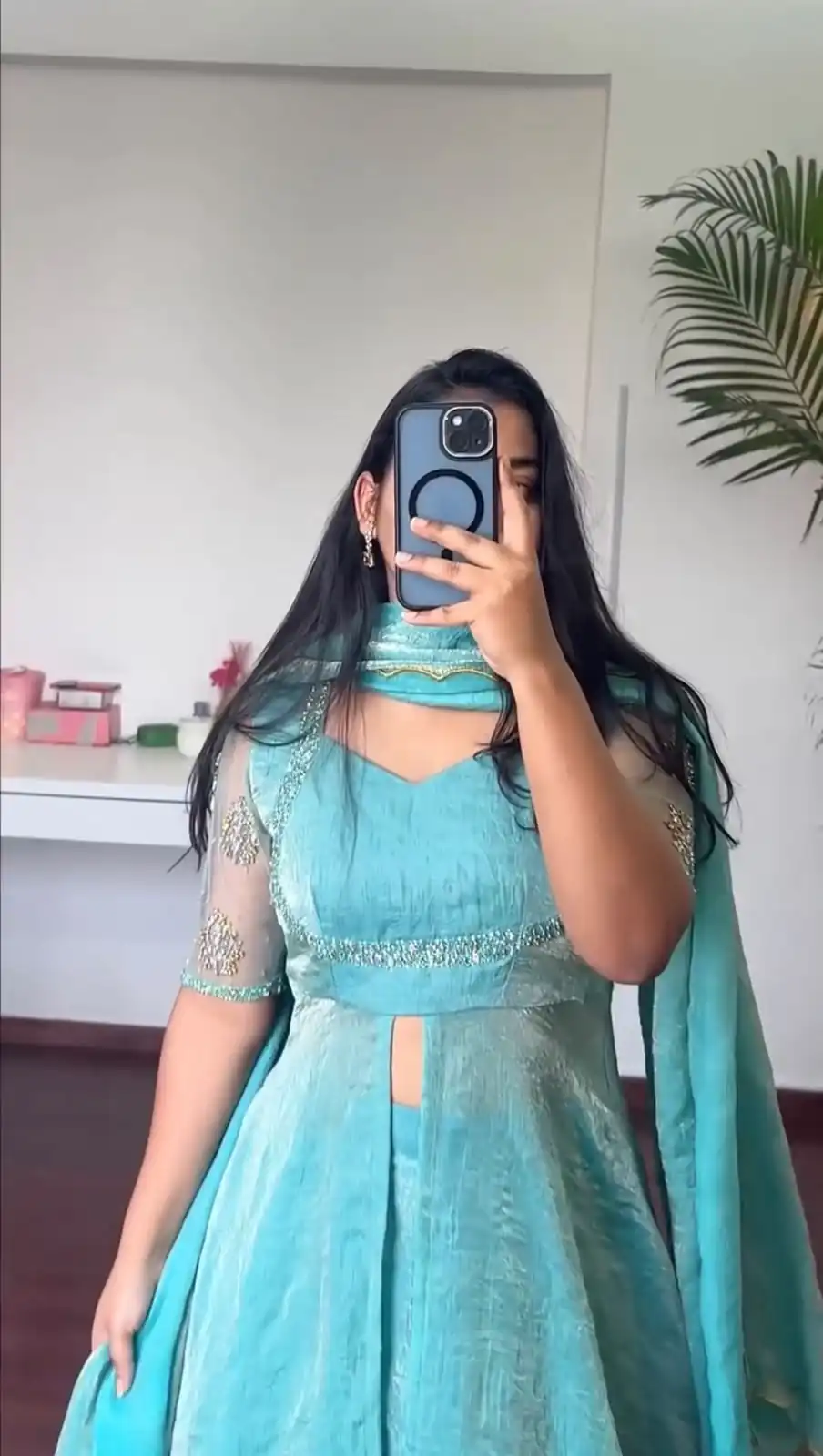 KD 1645 Blue Fendy Silk Gown with Embroidery Work & Sequins Work. Special Price ₹2399. Delivery 4-6 Working Days. Shop now. | Gowns, Bollywood Gowns, Creative Gowns, Designer Gowns, Embroidered Gowns, Party Wear Gowns