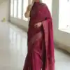 KPR 233 Dark Pink in Soft Lichi Silk Lace Border & Lace Work Saree . Available at ₹1549 only. Delivery 4-6 Working Days. Shop now. | Sarees, Bollywood Sarees, Creative Sarees, Designer Sarees, Embroidered Sarees, Ethnic Saree, Modern Digital sarees, Party Wear Sarees