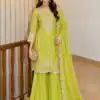 ZB 5077 Mehendi in Salsa Silk Embroidery Work & Sequins Work Salwar Suit . Get it for ₹2799. Delivery 4-6 Working Days. Shop now. | Jump Suits, Salwar suit, Casual Suits, Creative suits, Designer Suits, Palazzo Suits, Party Wear Suits, Patiala Suits, Straight Suits
