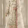 FC 1231 White Chiffon Salwar Suit with Embroidery Work & Sequins Work. Introductory Price ₹2949. Delivery 4-6 Working Days. Shop now. | Jump Suits, Salwar suit, Casual Suits, Creative suits, Designer Suits, Palazzo Suits, Party Wear Suits, Patiala Suits, Straight Suits