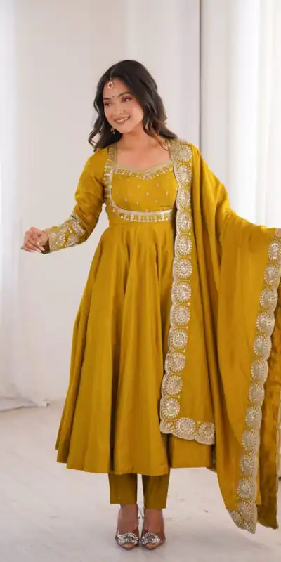 ZF 5026 Mastered Colour Roman Silk Salwar Suit with Embroidery Work. Best Price ₹2399. Delivery 4-6 Working Days. Online Shop now. | Anarkali Suits, Bollywood Anarkali, Creative-Anarkali, Designer Anarkali, Embroidered Anarkali, Party Wear Anarkali