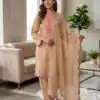 BE 490 Chiku Mul Chanderi Salwar Suit with Embroidery Work & Sequins Work. Festive Deal ₹2399. Delivery 4-6 Working Days. Shop nowp | Jump Suits, Salwar suit, Casual Suits, Creative suits, Designer Suits, Palazzo Suits, Party Wear Suits, Patiala Suits, Straight Suits
