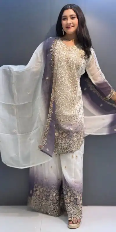 KF 1722 Lavender in Star Georgette Embroidery Work Salwar Suit . Introductory Price ₹2349. Delivery 4-6 Working Days. Shop now. | Jump Suits, Salwar suit, Casual Suits, Creative suits, Designer Suits, Palazzo Suits, Party Wear Suits, Patiala Suits, Straight Suits
