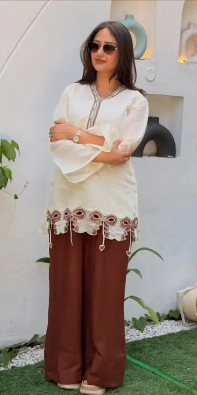 AD 244 Brown Roman Silk Salwar Suit with Sequins Work & Embroidery Work. Available at ₹1899 only. Delivery 4-6 Working Days. Shop now. | Jump Suits, Salwar suit, Casual Suits, Creative suits, Designer Suits, Palazzo Suits, Party Wear Suits, Patiala Suits, Straight Suits