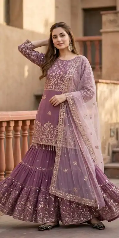 KF 1735 Onion Faux Georgette Salwar Suit with Mirror Work & Embroidery Work. Get it for ₹2949. Delivery 4-6 Working Days. Shop now. | Jump Suits, Salwar suit, Casual Suits, Creative suits, Designer Suits, Palazzo Suits, Party Wear Suits, Patiala Suits, Straight Suits