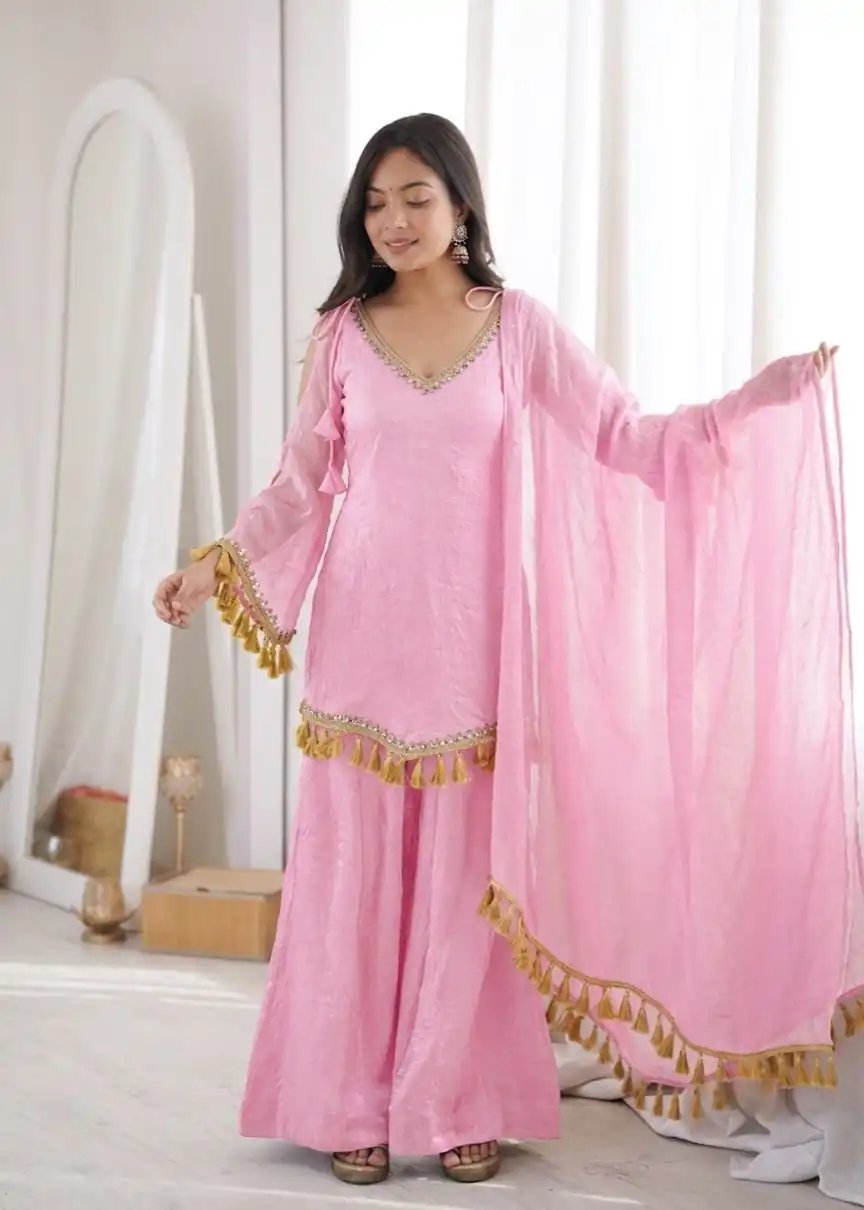 SRK 5357 Pink Doremon Crush Salwar Suit Perfect for Wedding, Party, Traditional Day, Baisakhi, Karwa Chauth – . Exclusive Offer ₹2099. Delive | Jump Suits, Salwar suit, Casual Suits, Creative suits, Designer Suits, Palazzo Suits, Party Wear Suits, Patiala Suits, Straight Suits