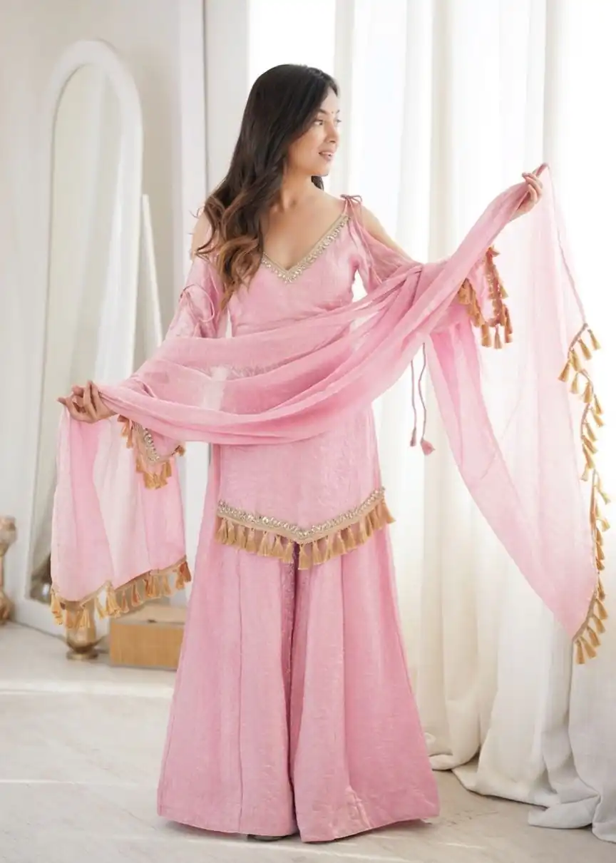 SRK 5357 Pink Doremon Crush Salwar Suit Perfect for Wedding, Party, Traditional Day, Baisakhi, Karwa Chauth – . Exclusive Offer ₹2099. Delive | Jump Suits, Salwar suit, Casual Suits, Creative suits, Designer Suits, Palazzo Suits, Party Wear Suits, Patiala Suits, Straight Suits