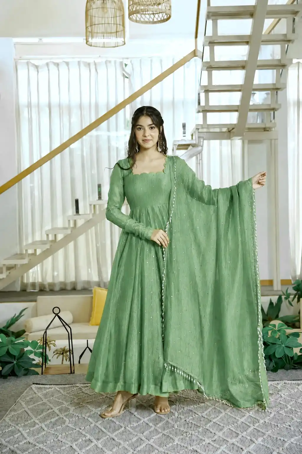 KD 1641 Pista in Salsa Silk Embroidery Work & Sequins Work Gown . Get it for ₹2899. Delivery 4-6 Working Days. Online Shop now. | Gowns, Bollywood Gowns, Creative Gowns, Designer Gowns, Embroidered Gowns, Party Wear Gowns