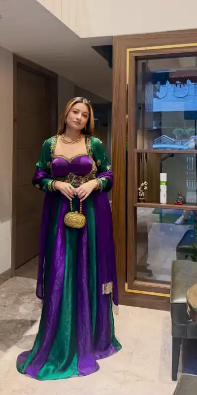ZD 10025 Purple Fendy Silk Gown with Embroidery Work & Sequins Work. Special Price ₹2399. Delivery 4-6 Working Days. Shop now. | Gowns, Bollywood Gowns, Creative Gowns, Designer Gowns, Embroidered Gowns, Party Wear Gowns