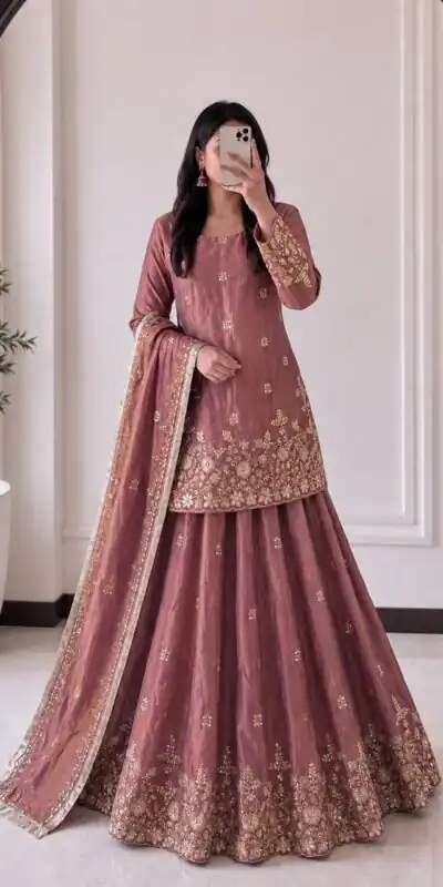 BT 5049 Peach in Color Fendy Silk Designer Work Salwar Suit . Introductory Price ₹2849. Delivery 4-6 Working Days. Shop now. | Jump Suits, Salwar suit, Casual Suits, Creative suits, Designer Suits, Palazzo Suits, Party Wear Suits, Patiala Suits, Straight Suits