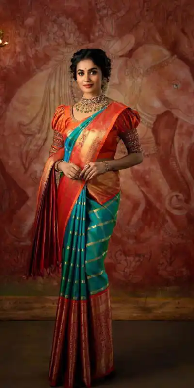 KPR 181 Teal Soft Lichi Silk Saree with Lace Work & Lace Border. Introductory Price ₹1649. Delivery 4-6 Working Days. Shop now. | Sarees, Bollywood Sarees, Creative Sarees, Designer Sarees, Embroidered Sarees, Ethnic Saree, Modern Digital sarees, Party Wear Sarees