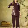 DIVA 161 Brown Colour Rayon Cotton Kurti with Embroidery Work. Introductory Price ₹1949. Delivery 4-6 Working Days. Shop now. | Kurti, Bollywood Kurti, Creative Kurtis, Designer Kurti, Party Wear Kurti, Selfie Kurti