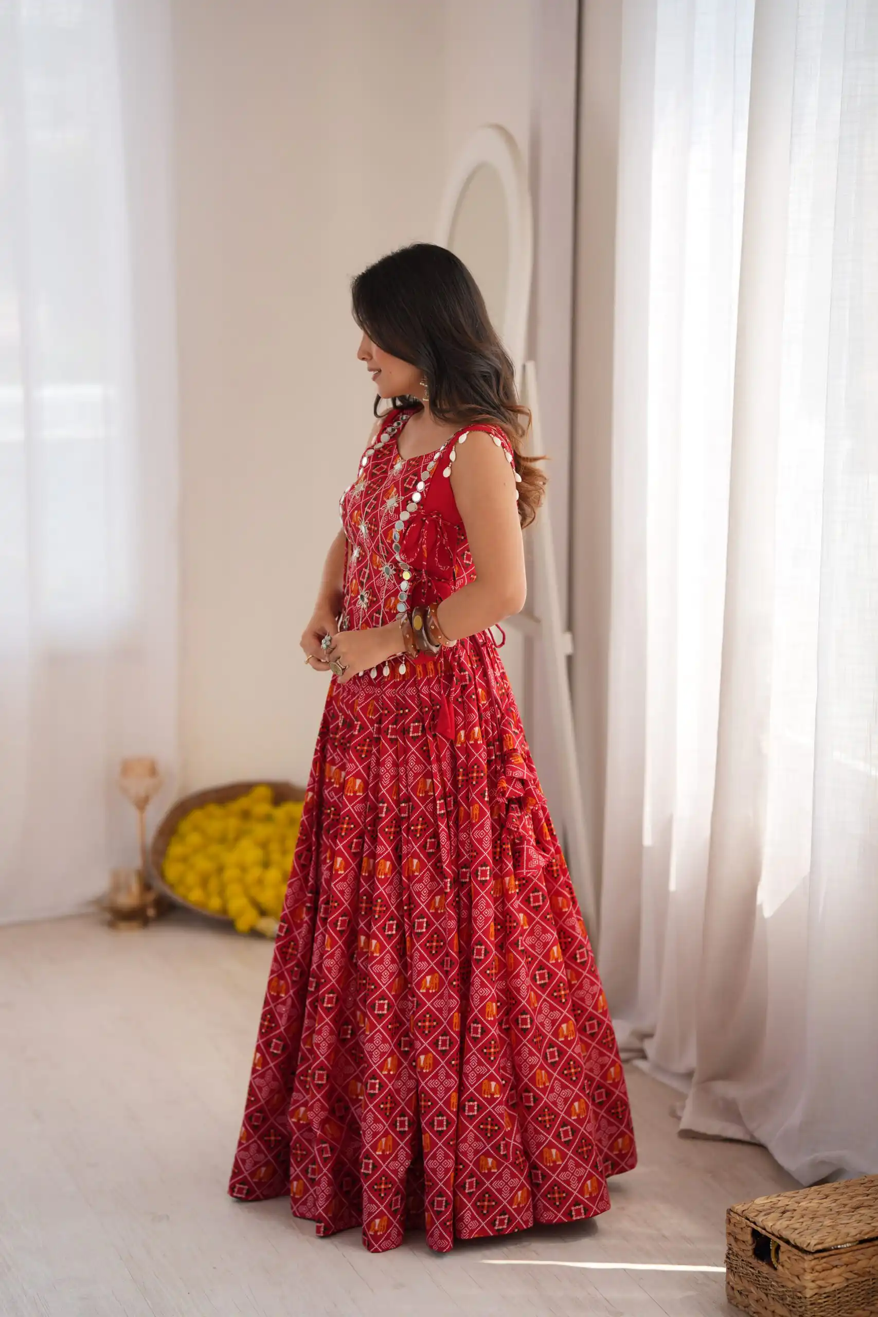 SP 96 Redl Color Rayon Embroidery Work & Cowrie Work Lehenga Choli . Grab it for ₹2199. Delivery 4-6 Working Days. Shop now. | Lehenga, Bollywood Lehenga, Creative Lehenga, Designer Lehenga, Embroidered Lehenga, Party Wear Lehenga