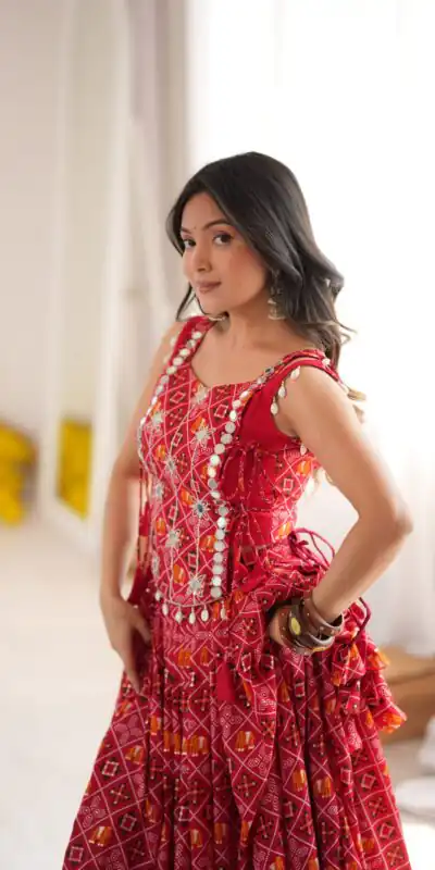 SP 96 Redl Color Rayon Embroidery Work & Cowrie Work Lehenga Choli . Grab it for ₹2199. Delivery 4-6 Working Days. Shop now. | Lehenga, Bollywood Lehenga, Creative Lehenga, Designer Lehenga, Embroidered Lehenga, Party Wear Lehenga