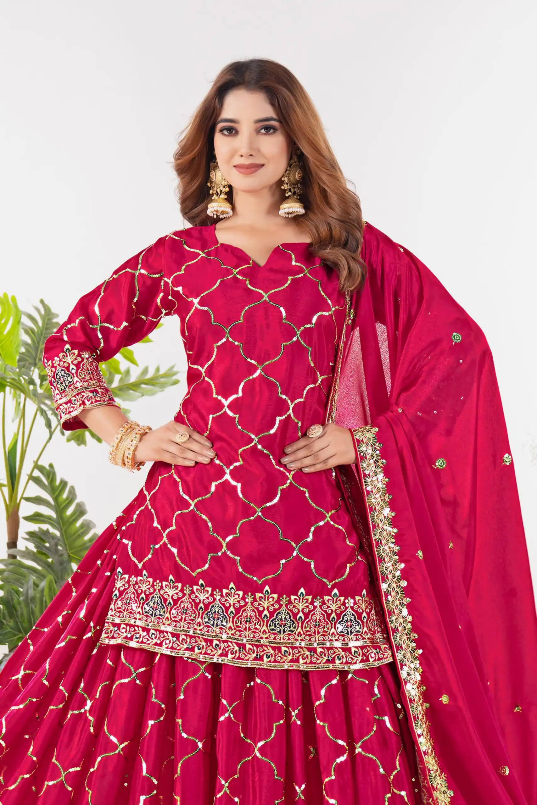 ND 5017 Pink Color Chinon Silk Salwar Suit with Embroidery Work. Online Get it for ₹2319. Delivery 4-6 Working Days. Shop now. | Jump Suits, Salwar suit, Casual Suits, Creative suits, Designer Suits, Palazzo Suits, Party Wear Suits, Patiala Suits, Straight Suits