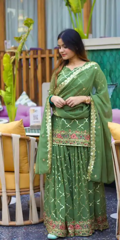 ND 5017 Pista Color Chinon Silk Salwar Suit with Embroidery Work. Online Get it for ₹2319. Delivery 4-6 Working Days. Shop now. | Jump Suits, Salwar suit, Casual Suits, Creative suits, Designer Suits, Palazzo Suits, Party Wear Suits, Patiala Suits, Straight Suits