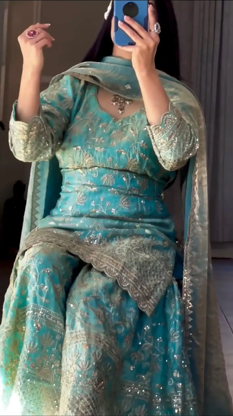 MF 479 Blue in Color Fendy Crush Silk Designer Work Salwar Suit . Introductory Price ₹2999. Delivery 4-6 Working Days. Shop now. | Jump Suits, Salwar suit, Casual Suits, Creative suits, Designer Suits, Palazzo Suits, Party Wear Suits, Patiala Suits, Straight Suits