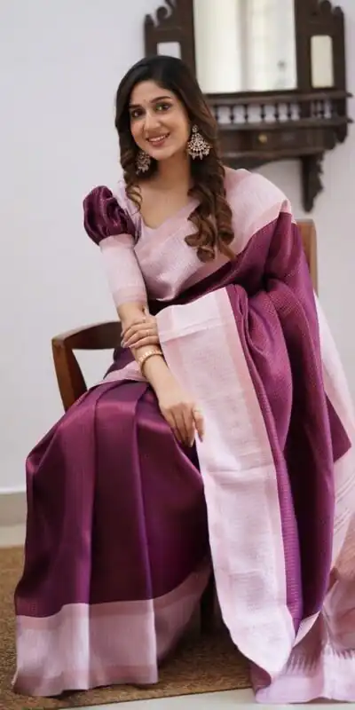 KPR 164 Wine Soft Lichi Silk Saree with Lace Work & Lace Border. Introductory Price ₹1649. Delivery 4-6 Working Days. Shop now. | Sarees, Bollywood Sarees, Creative Sarees, Designer Sarees, Embroidered Sarees, Ethnic Saree, Modern Digital sarees, Party Wear Sarees